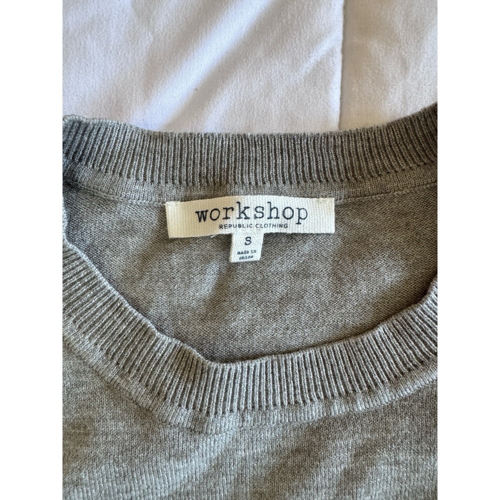 Workshop Republic Clothing "Weekend" Gray Size Small Soft Stretchy Lightweight - Picture 5 of 7